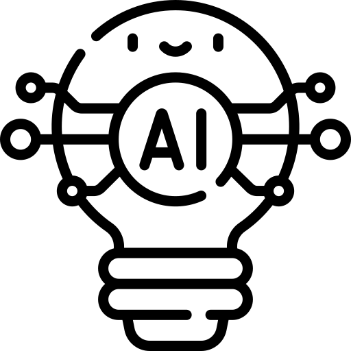 Icon representing AI-powered marketing and automation services for businesses in Siliguri.