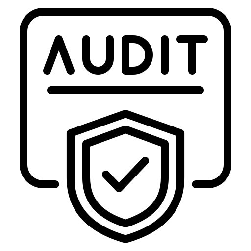 An audit document protected by a secure shield emblem, indicating the best technical website audit by a digital marketing expert in Siliguri.